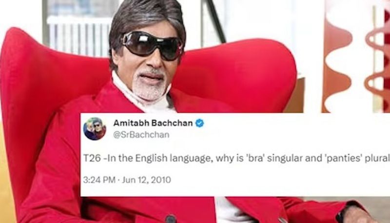 Amitabh Bachchan Gets Trolled after His Viral Tweet On Bra And Panties surface again vvk