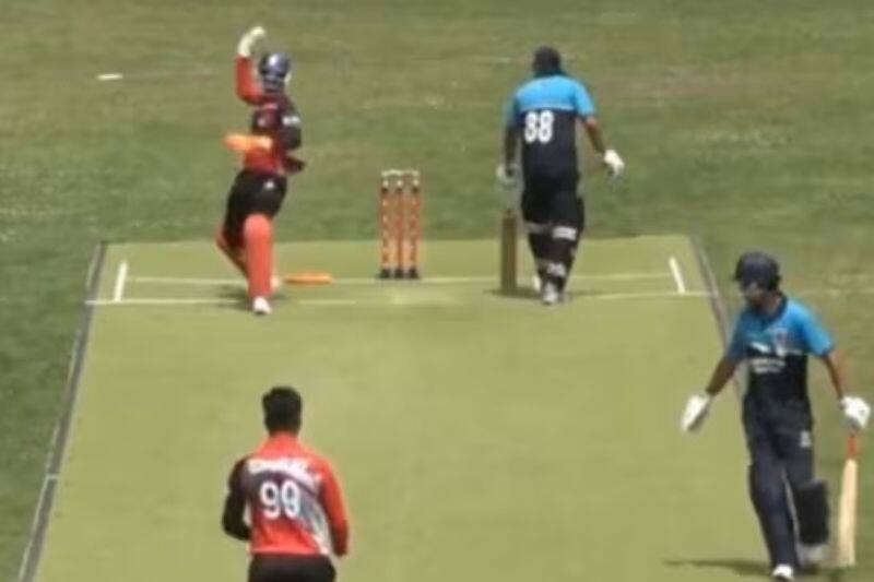 European Cricket League: Inattentive Batter Gets Run Out in Hilarious Fashion