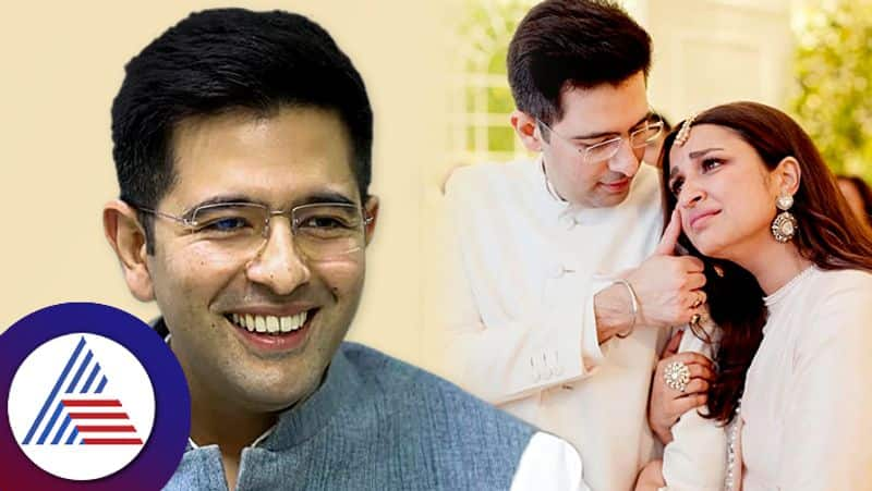 Raghav chadha spot with parineeti chopra before suspended from Rajya sabha ckm