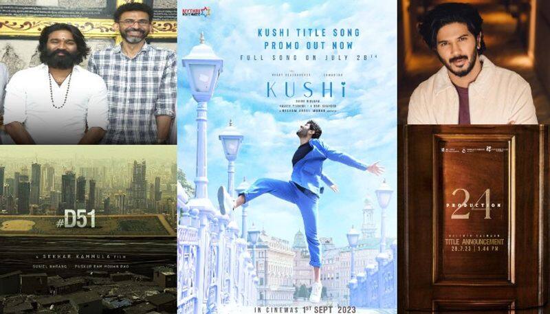 100 Million views for Kushi Title song and Dhanush 51 Movie shooting update NSK