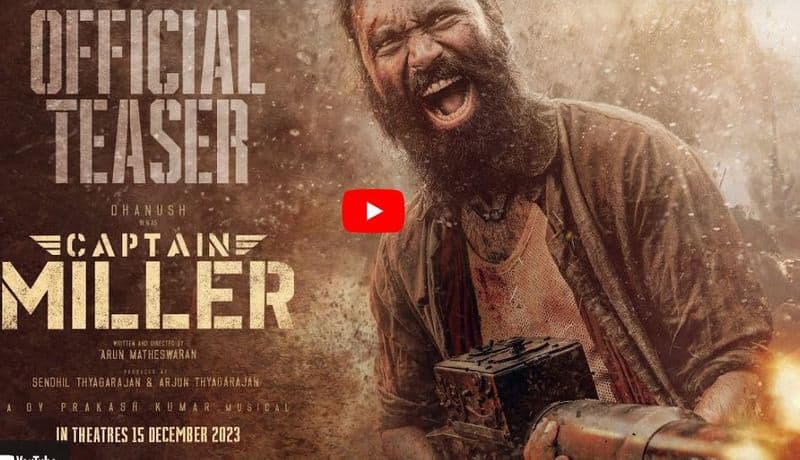 Dhanush Starring Captain Miller Teaser Released