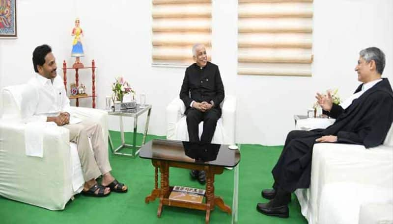 Justice Dhiraj Singh Thakur sworn in as Chief Justice of Andhra Pradesh High Court lns