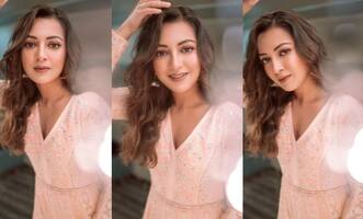 Catherine Tresa: పాల రోజా డ్రెస్ లో విరబూసిన కేథరిన్ పరువాలు... చూపులతో చంపేస్తుంది బాబోయ్!