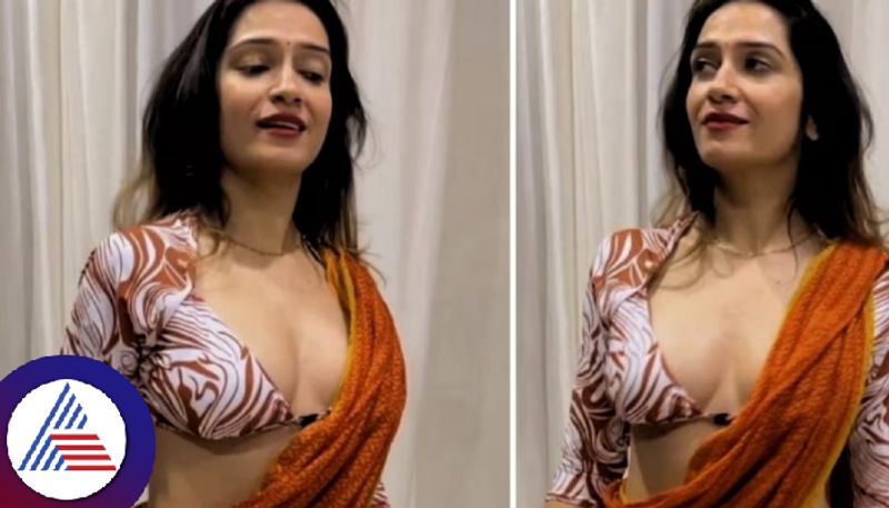 Saree clad womans steamy dance to Dhak Dhak Karne Laga burns internet Vin