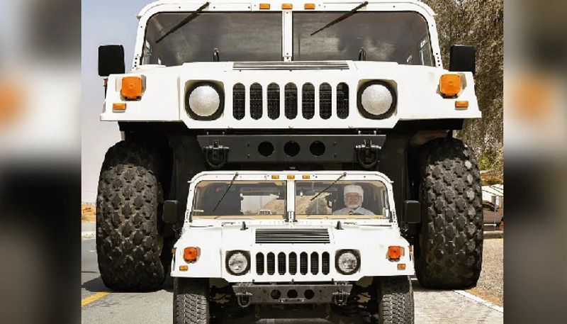 WATCH Dubai Sheikh's 'Humzilla' - A giant Hummer three times bigger than regular SUV goes viral snt