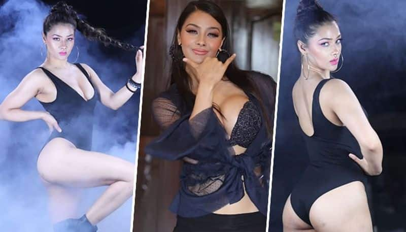 Namrata Malla HOT Photos: Bhojpuri actress flaunts her cleavage in plunging neckline Black Bra vma