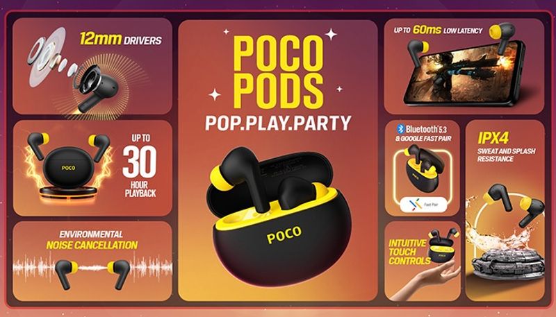 Poco Pods TWS earphones price ANNOUNCED ahead of July 29 launch Know specs colours more gcw