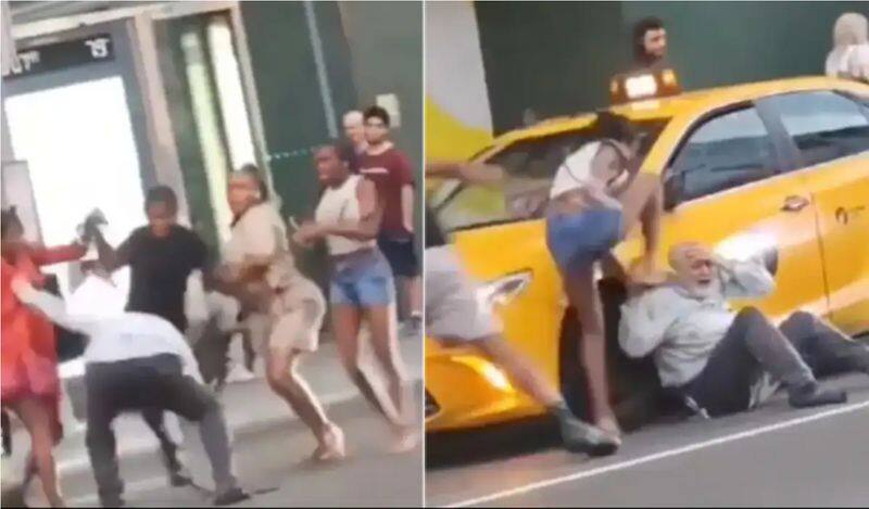 WATCH Elderly NYC taxi driver brutally beaten by 5 attackers; distressing video goes viral snt