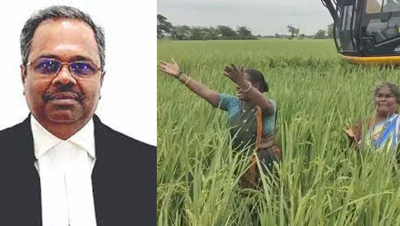 I cried when I saw the destruction of crops...Chennai high court judge dhandapani