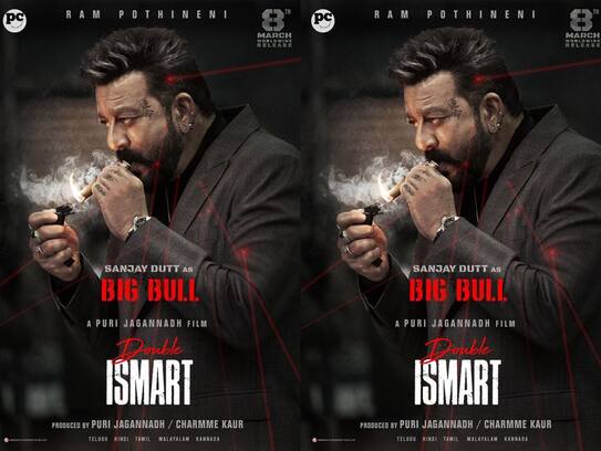 sanjay dutt first look from puri jagannadh double ismart ksr 