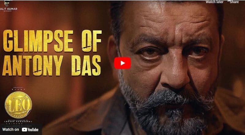 Sanjay Dutt birthday special leo glimpse video released  