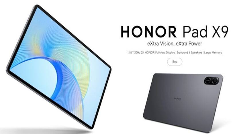 Honor Pad X9 with 11.5 inch display, 13 hour battery life launched; Check features, price & other details