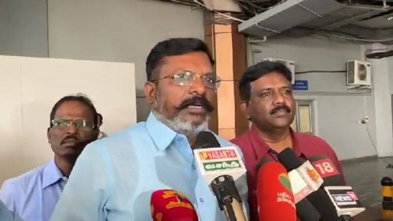 Thirumavalavan advised AIADMK workers to be cautious as Prime Minister Modi praised AIADMK leaders vel