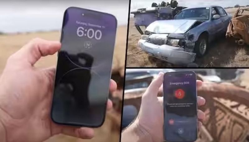 iPhone 14 saved the passenger trapped in the car that fell into the ravine-sak