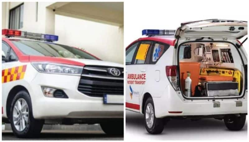 Toyota  introduced Innova Crysta Ambulance prn