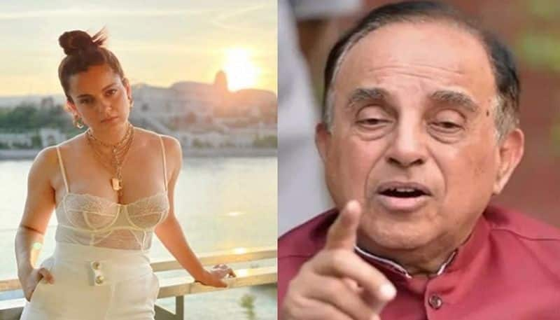 why SPG security for kangana asks subramanian swamy and here is what kangana reacted vvk