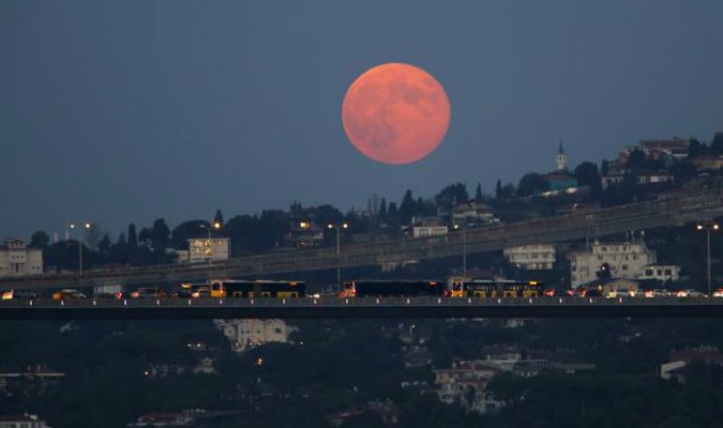 rare  celestial event Two supermoons in August how to watch it san