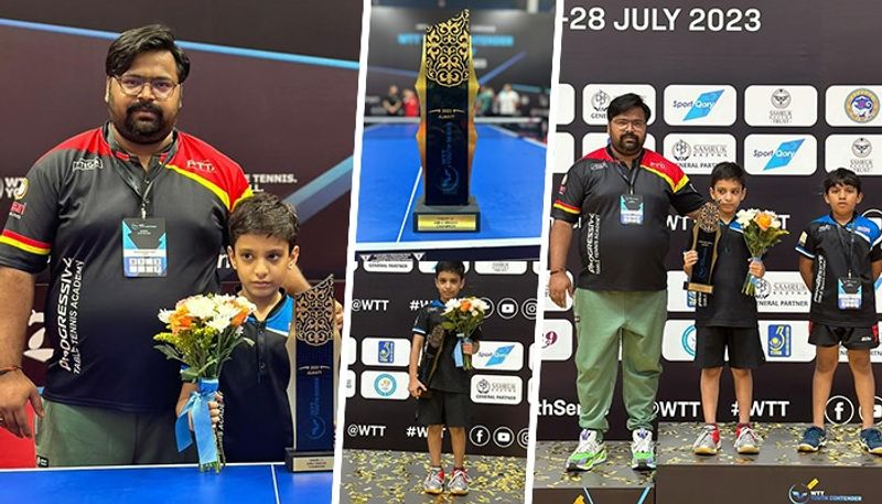 here is the journey of table tennis prodigies avni dua and krishiv garg saa