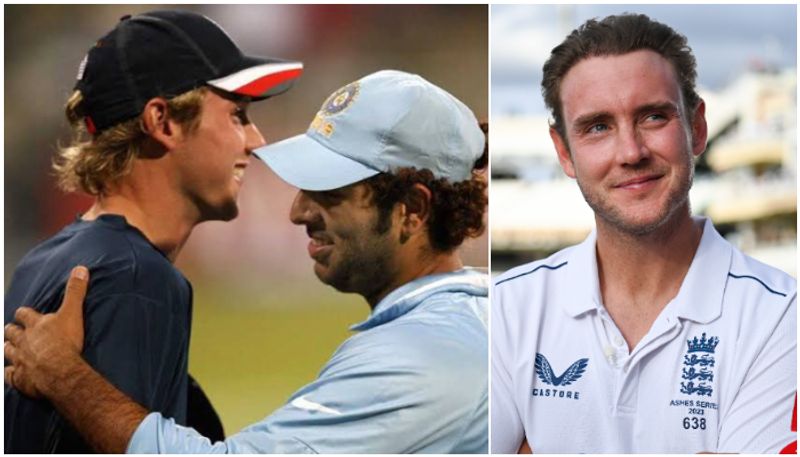 yuvraj singh sends wishes to stuart broad after he announces retirement saa