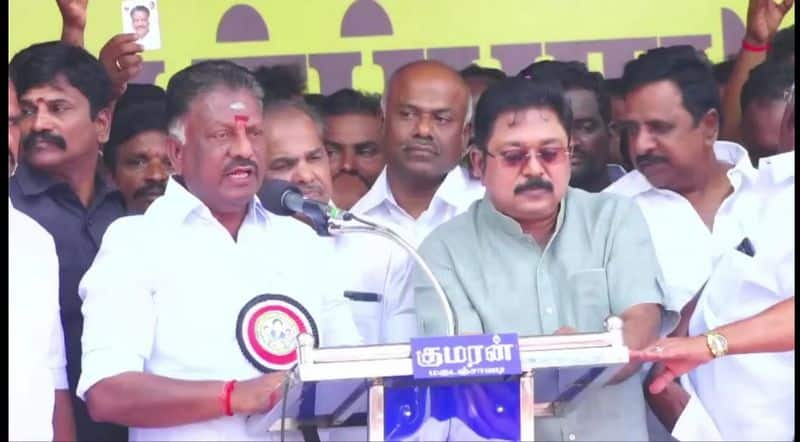 TTV Dhinakaran said that he will not fall at anyone's feet for the post KAK