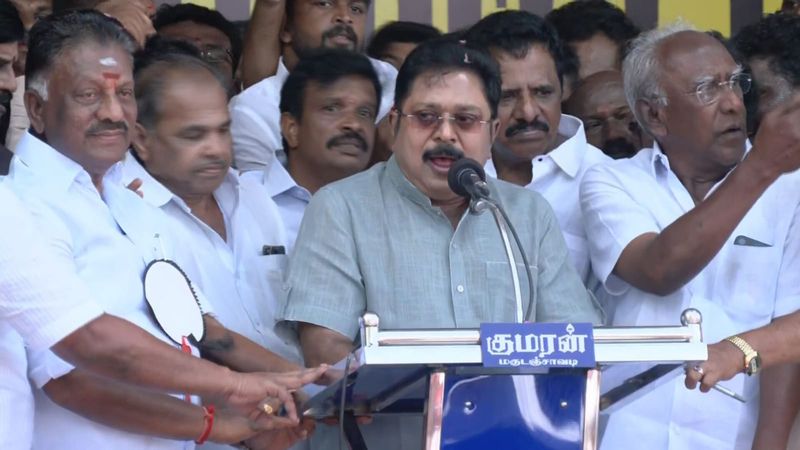 TTV Dhinakaran said that he joined with OPS to save AIADMK