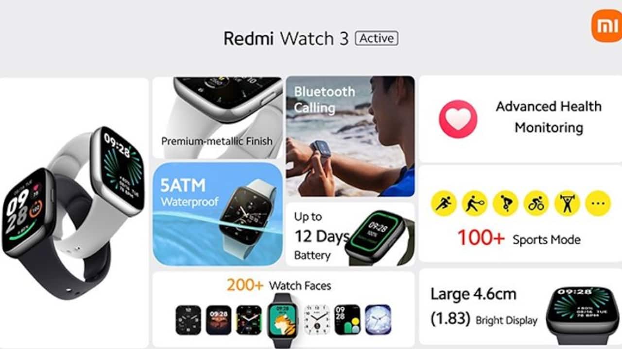 Redmi Watch 3 Active with 12-day battery life launched; Here's why you should buy it