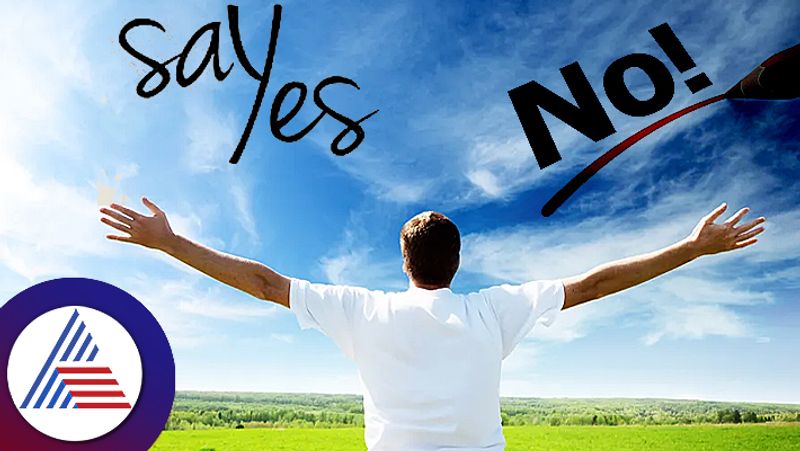 Say no is necessary for your life and personality development sum