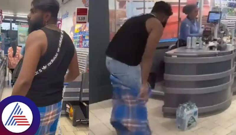 Man makes instant jugad to avoid paying extra for carry bag at shopping mall Vin