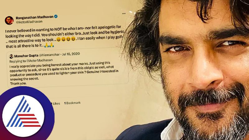 Madhavan Responds Gracefully to a Fan's Inquiry About His Radiant Skin roo