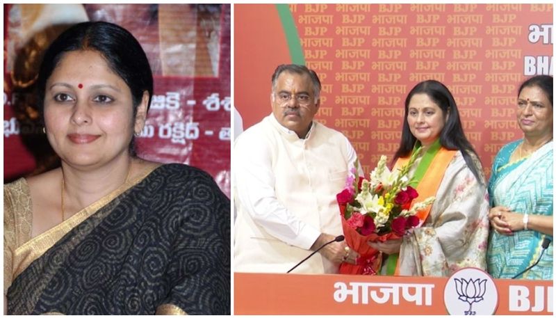 Telugu actor and former MLA Jayasudha joins BJP  nbu