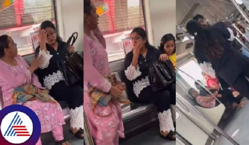 Shocking Delhi Metro verbal spat goes viral, ladies shout in abusive language Vin