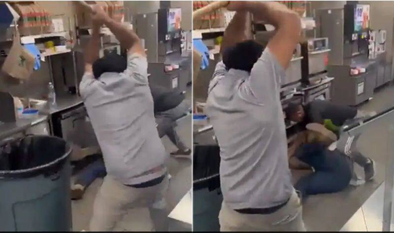 WATCH Sikh man thrashes thief after he attempts to loot 7-Eleven store in California; video goes viral snt