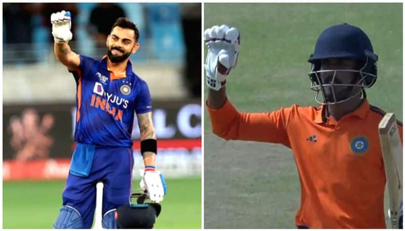 Former Captain Virat Kohli big Inspiration for young Cricketer kvn 