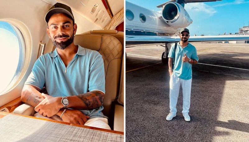 Virat Kohli Travels In Charter Flight From Caribbean To India Netzines Frets Over Carbon Emission kvn