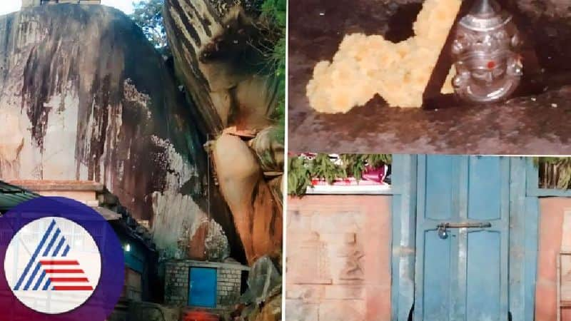 Chandragutti temple theft thieves vandalized the idol of the goddess at Shivamogga rav