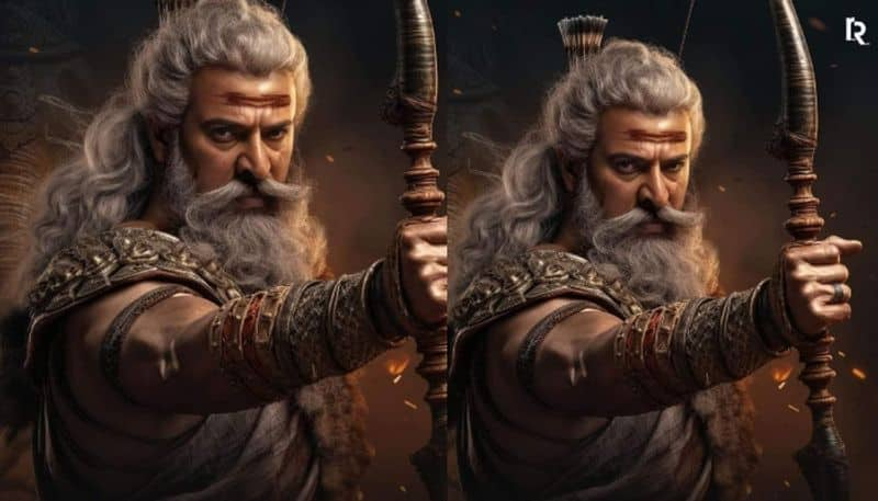 actor mammootty as dronacharya ai photo nrn