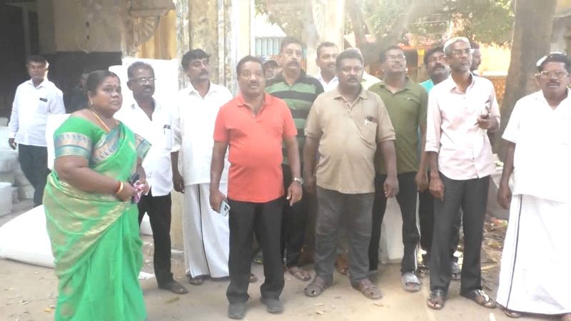 mayor mahesh inspect ns krishnan house in kanyakumari district