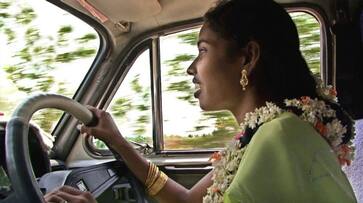 inspirational story of india's first cab driver selvi kunjigauda ZKAMN