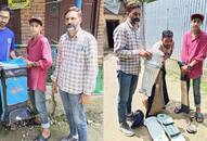 uzair nabi 13 year old cricketer from kashmir went viral for carrying cricket kit in rice bag xadm