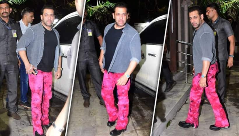 Salman Khan dons 'Barbie' mode in printed pink pants at Arbaaz Khan’s birthday; netizens can't keep calm