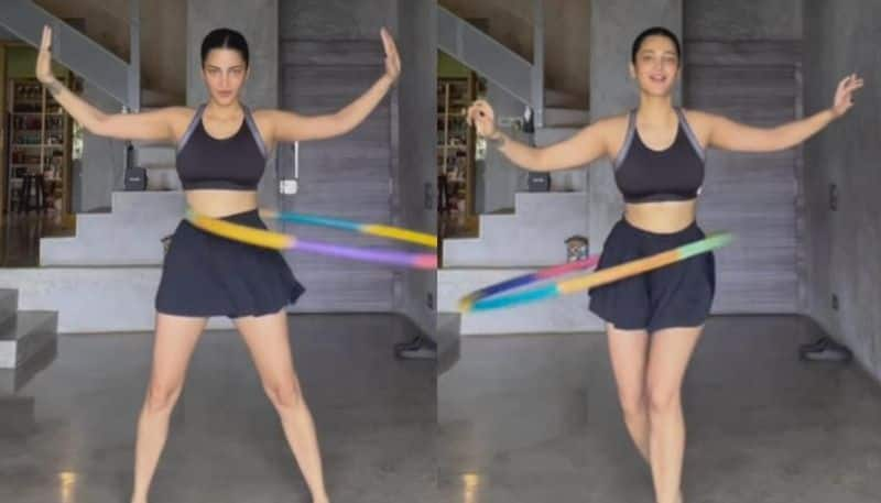 Actress Shruti Haasan Workout for fitness NSK