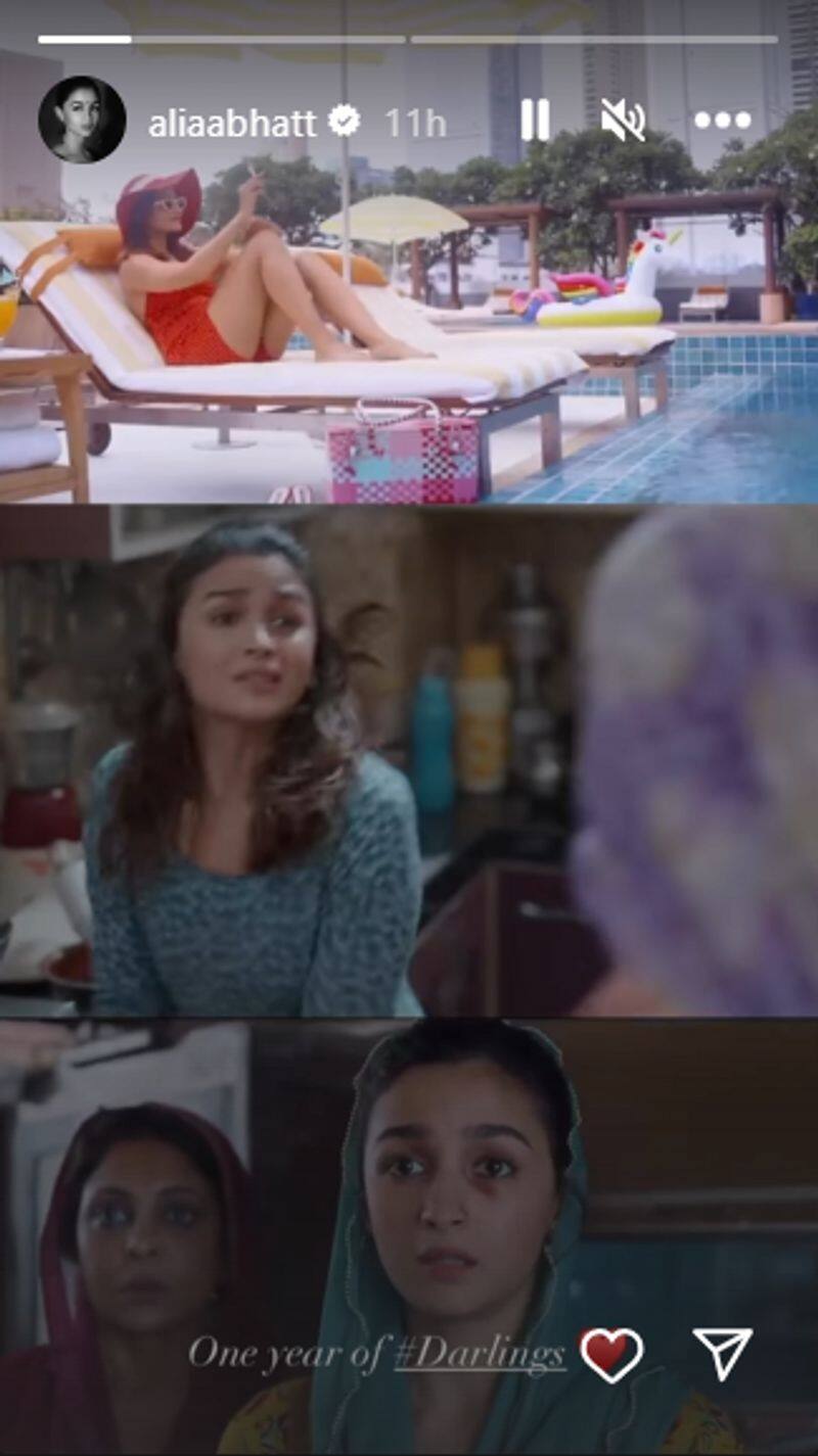 Darlings: Alia Bhatt celebrates 1 year of film; shares unseen BTS moments with Vijay Varma, Shefali Shah ADC