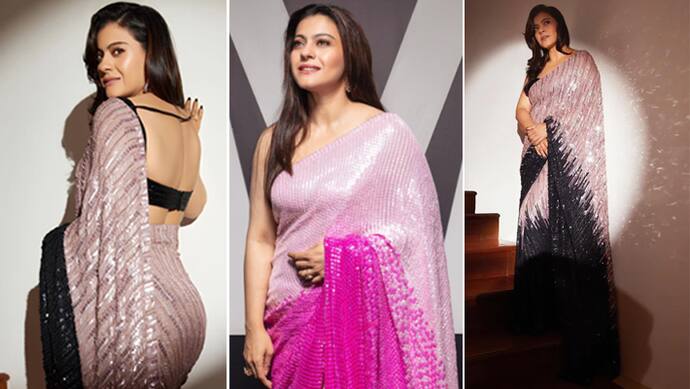 kajol sequin saree cost