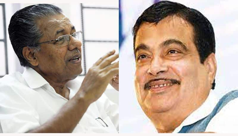 Pinarayi called Nitin Gadkari man of action and Gadkari says Pinarayi is super CM