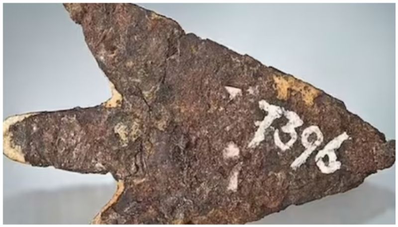 Rare metal found in 3000 year old meteorite rock bkg 