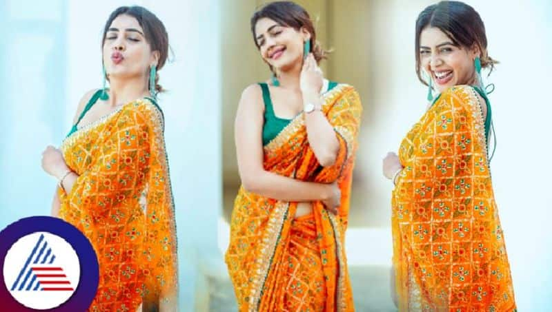 Sara Annaiah Cute and Hot look in saree, Shared in Instagram Vin