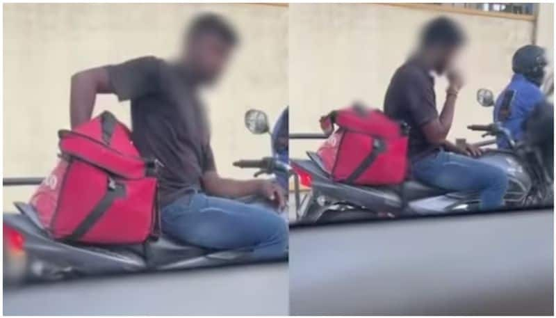 Zomato Delivery Guy Eats Customers Food video goes viral watch btb