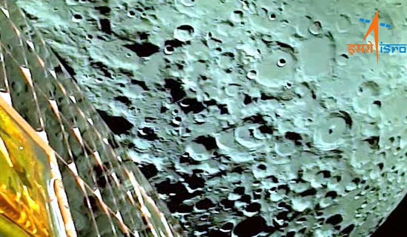 Chandrayaan 3 ISRO releases first image of lunar during Orbit Insertion ckm