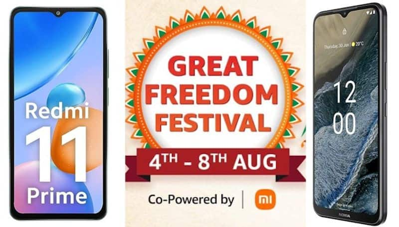 Amazon Great Freedom Festival Sale 2023 6 best deals on smartphones under Rs 10000 gcw