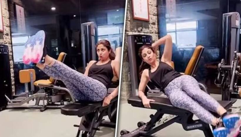 Shilpa Shetty inspiring fans with her intense workout is 'Monday motivation' vibes